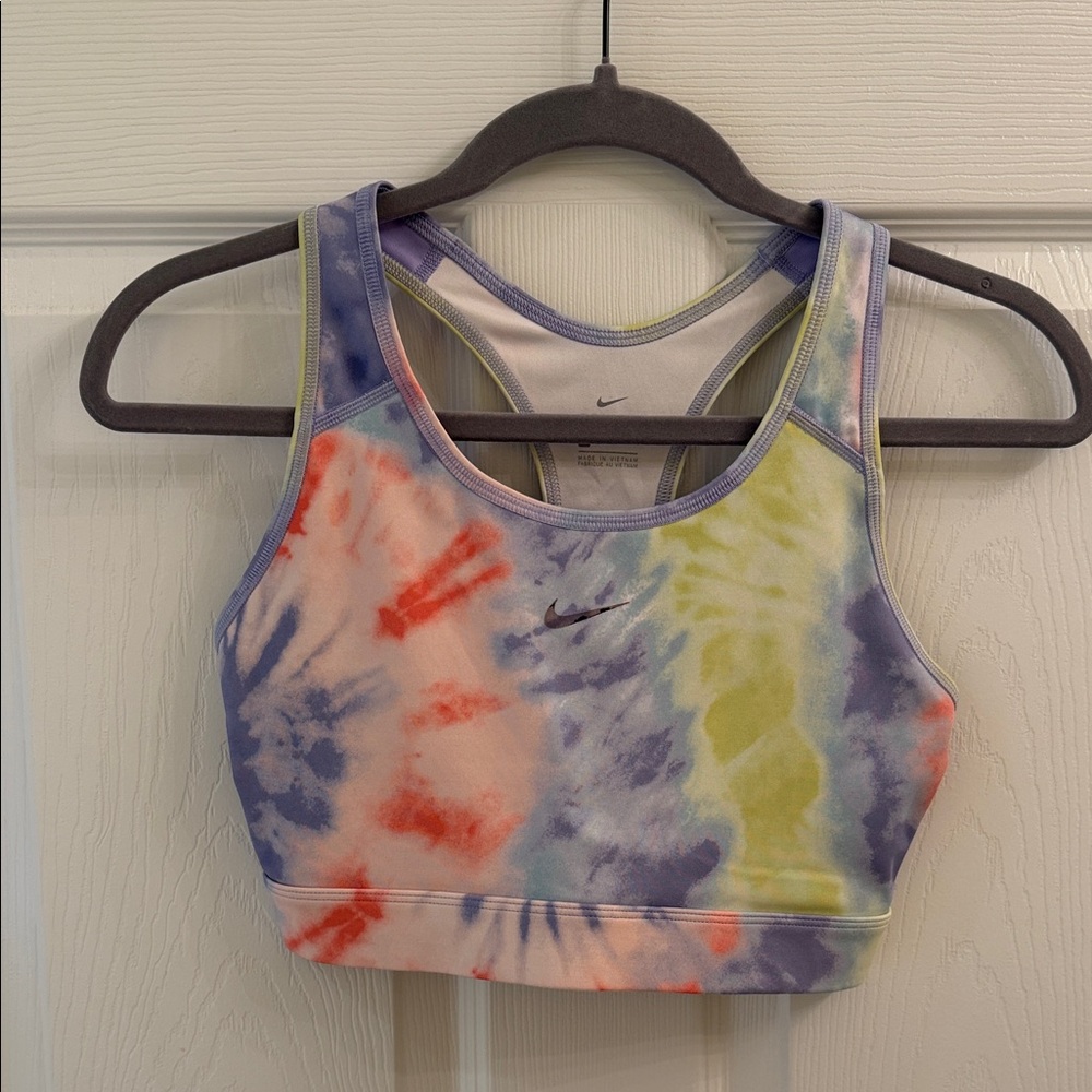 Nike Multicolor Tie-Dye Sports Bra